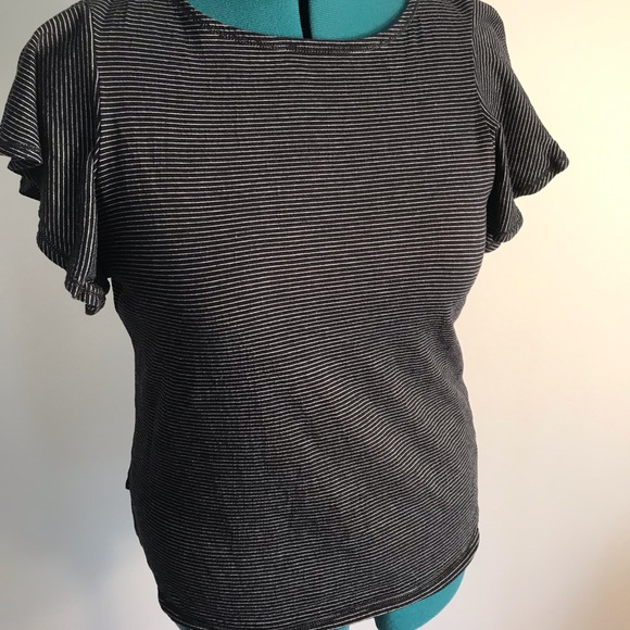 Max Studio Tops - Short sleeve striped shirt